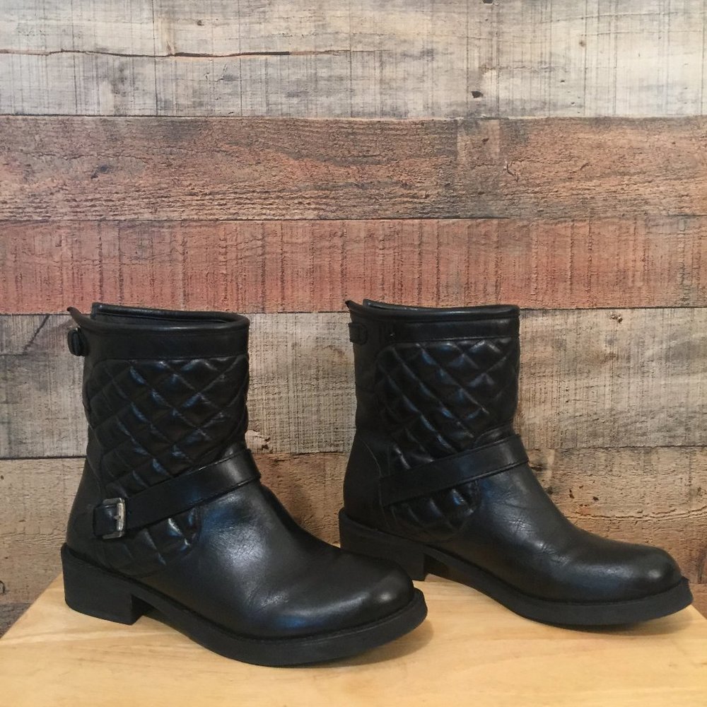 Women's Matisse Black Leather Ankle Boots Size 9